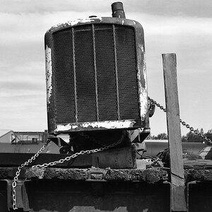 Ship Creek Junk Yard Radiator BW.jpg